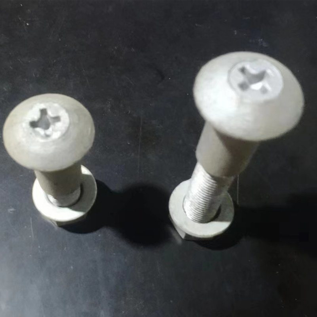Galvanised Round Head Guardrail Splice Bolt and Nut
