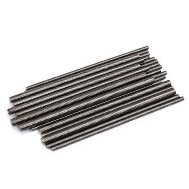 High Quality Metric Threaded Rods M2 M12 Galvanized DIN975 Bag Plain Silver OEM Customized Steel Heavy Building Time Surface PCS