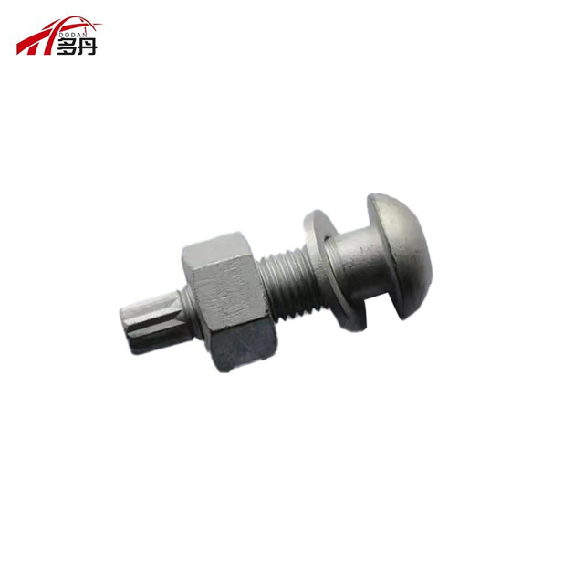 Round/Hexagon Head Grade 10.9 High Strength Bolts with Flat Washer and Hex Nut
