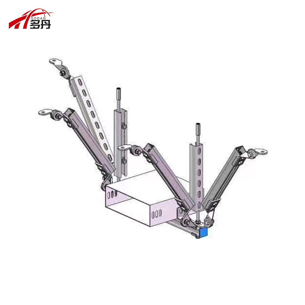 Anti-Earthquake Hot DIP Galvanized Q235 Steel Seismic Bracing Bracket