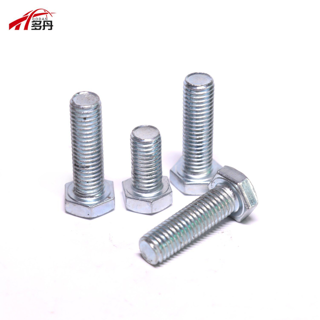 Hot DIP Galvanized Fasteners Q235 Carbon Steel Hex Bolts with Nuts