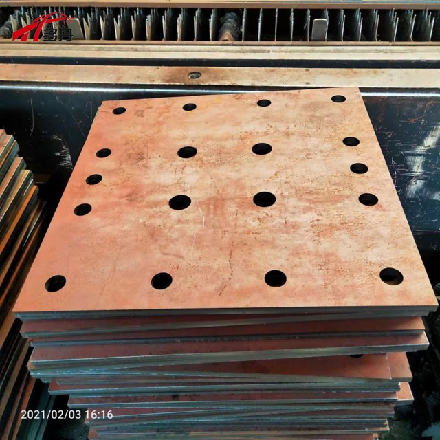 Construction Welding Laser Cutting Curtain Wall Pre-Embedded Steel Plate
