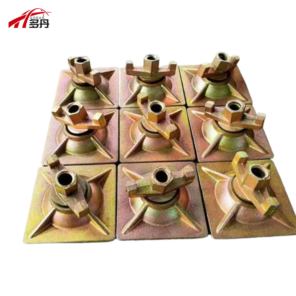 Building Materials Steel Formwork Accessories Anchor Wing Nut with Round/Square Plate
