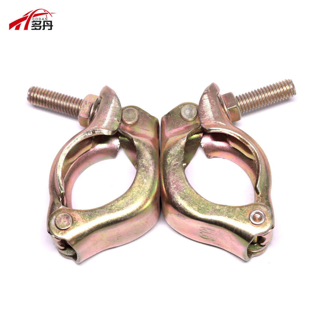 Construction Scaffolding Fixed Hardware Double Pipe Coupler Swivel Clamp
