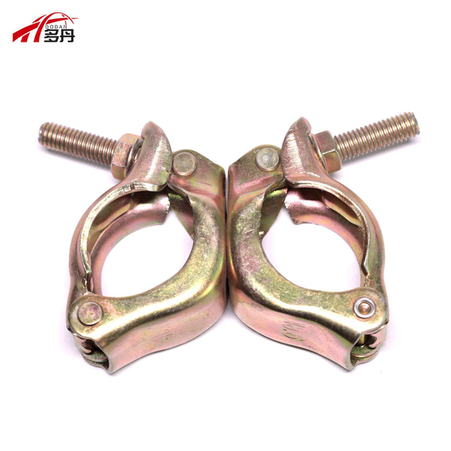 Construction Scaffolding Fixed Hardware Double Pipe Coupler Swivel Clamp