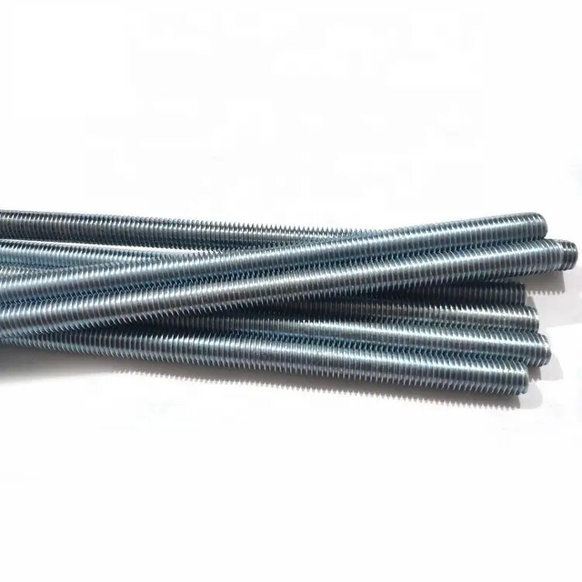 Factory Price Full Threaded Bar Thread Stud 4.8 Class Carbon Steel Zinc Plated DIN975 Threaded Rod