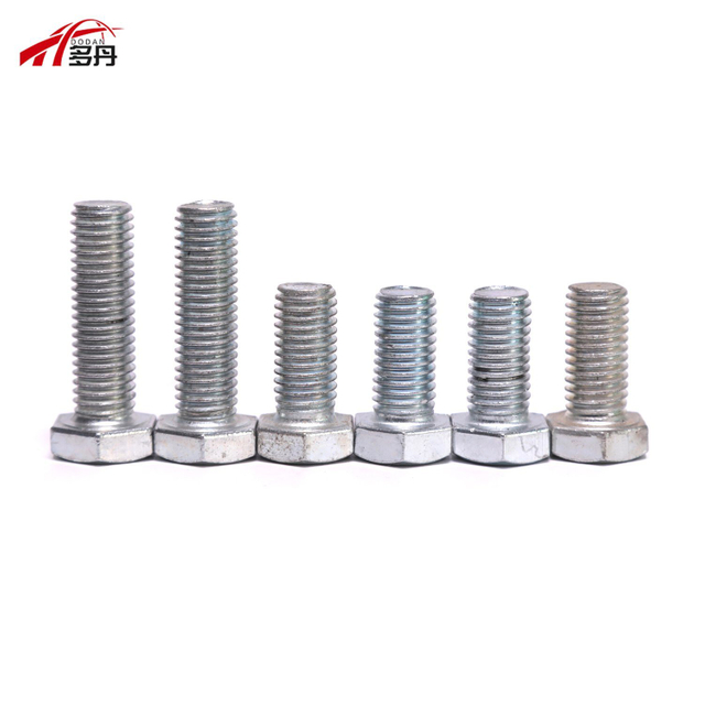 Grade 4.8/5.6/6.8 Steel Structure Fasteners Hex Bolts and Nuts