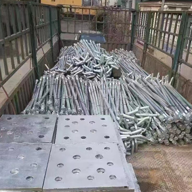 Customized Processing Parts Warehouse Steel Structure Embedded Parts Provide Processing, Welding and Cutting