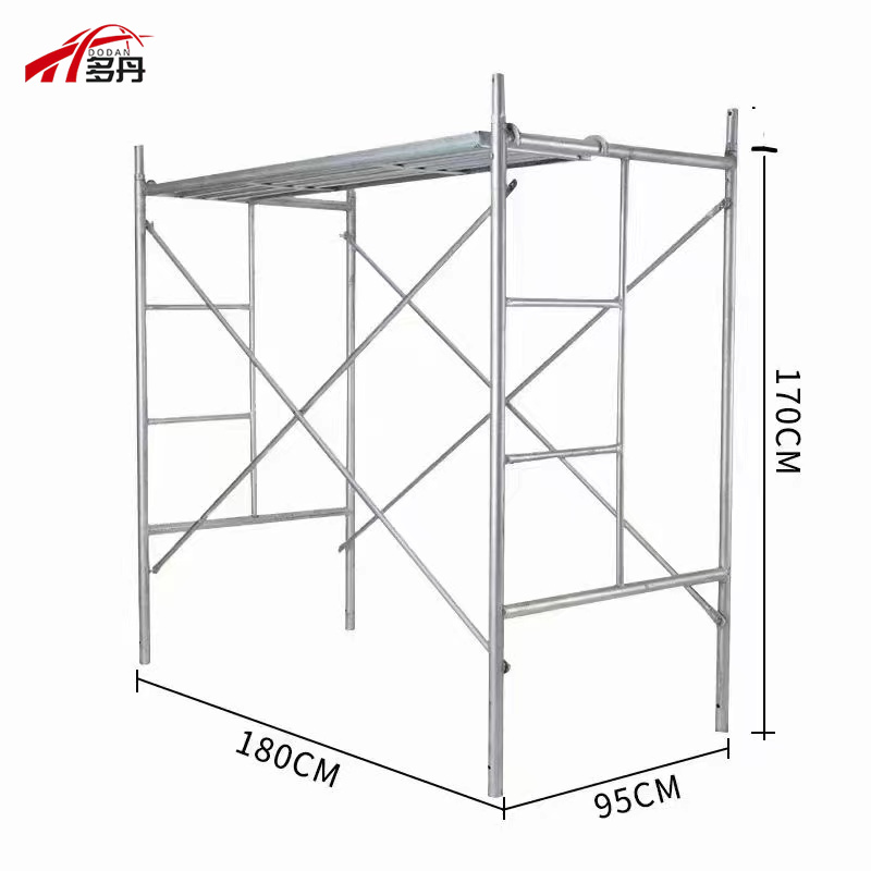 Safety Q345 Steel H Frame Ladder Scaffold Walk Through Platform Scaffolding