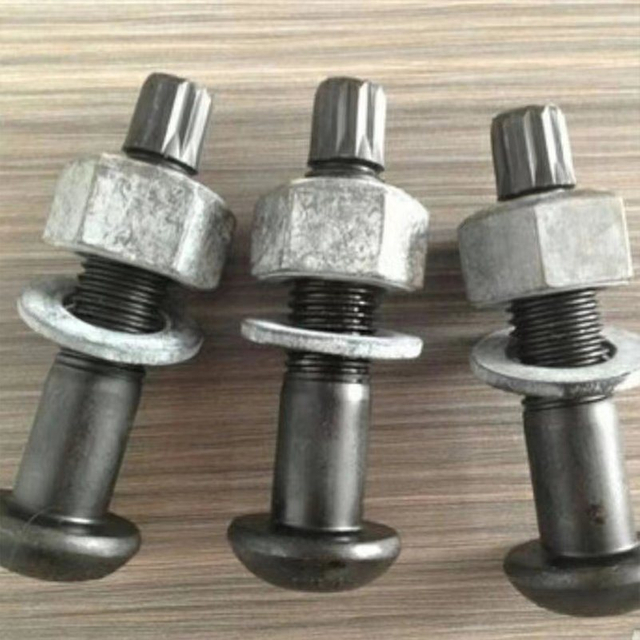 Customized Steel 10.9 Black Oxide A325 High Strength Hex Bolts