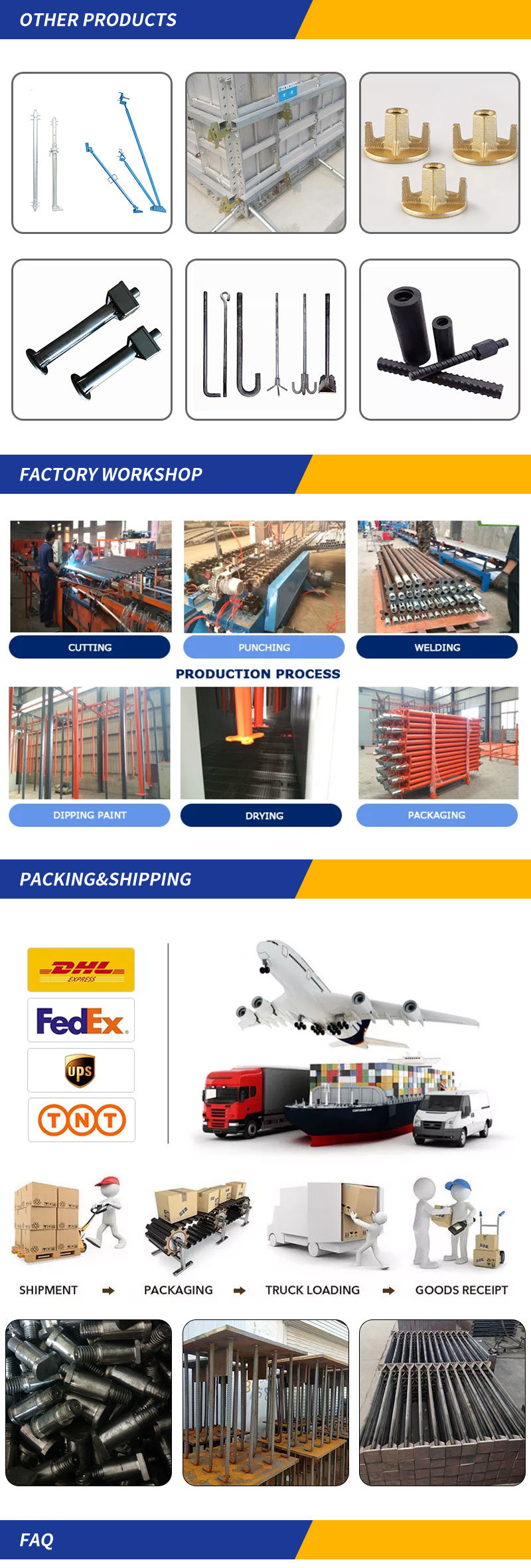 China Factory Direct Sales Steel Plate Foundation Pre-Buried Parts Steel Structure Pre-Buried Parts