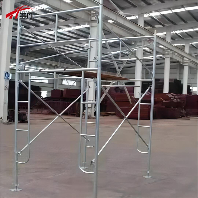Safety Q345 Steel H Frame Ladder Scaffold Walk Through Platform Scaffolding