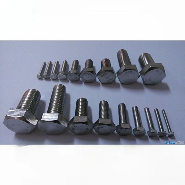 High Strength HDG Hot DIP Galvanized DIN933 DIN931 Hexagon Hex Head Bolts