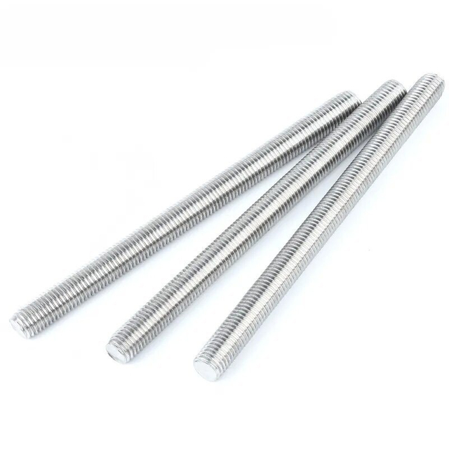High Precision Acme Threaded Rod M2 - M160factory Custom Full Thread Bar Acme Thread Stud Bolts