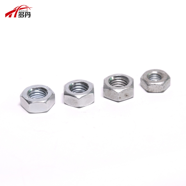 Q235 Carbon Steel Zinc Plated Hex Bolts and Nuts for Steel Structure