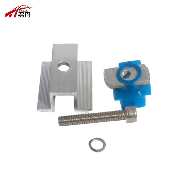 OEM Solar System Assembly Racking End Clamp Fasteners PV Bracket Accessories