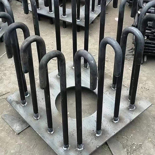 Hot DIP Galvanized Steel Structure Anchor Screw Embedded Parts Anchor Bolt