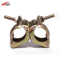 Q235 Steel Scaffolding Pipe Clip Fixing Double Pipe Coupler Swivel Clamp