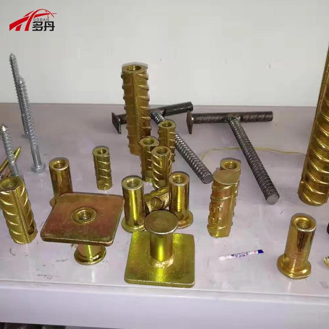 Metal Building Material Construction Lifting Socket with Round/Flat Plate