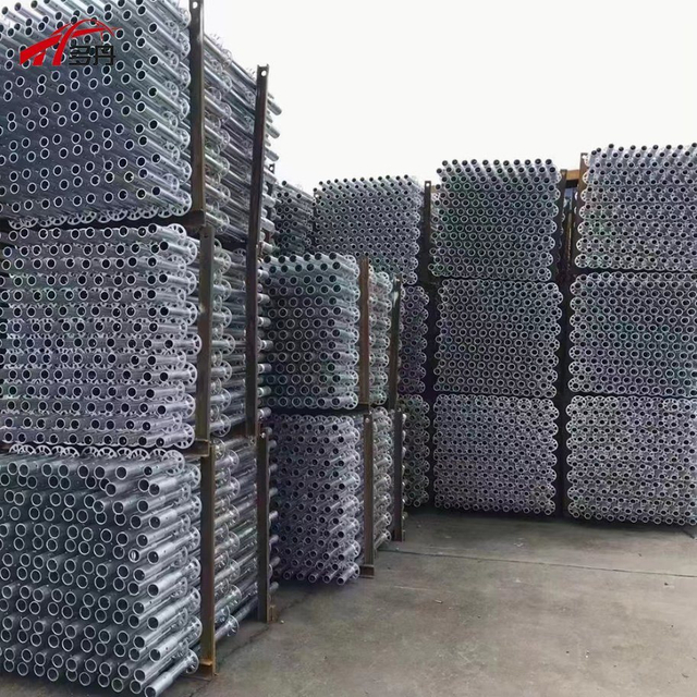 Telescopic Steel Tube Galvanized Steel Ringlock Frame Scaffolding for Construction