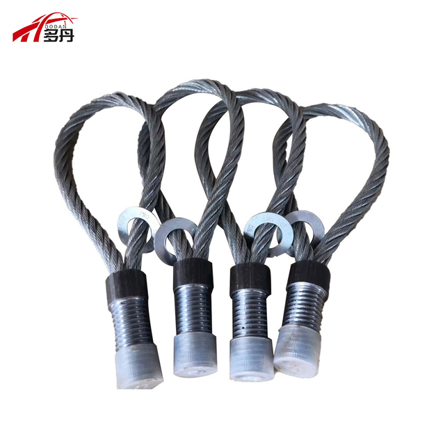 Steel Wire Loop Precast Concrete Lifting Parts Rope Threaded Lifting Insert