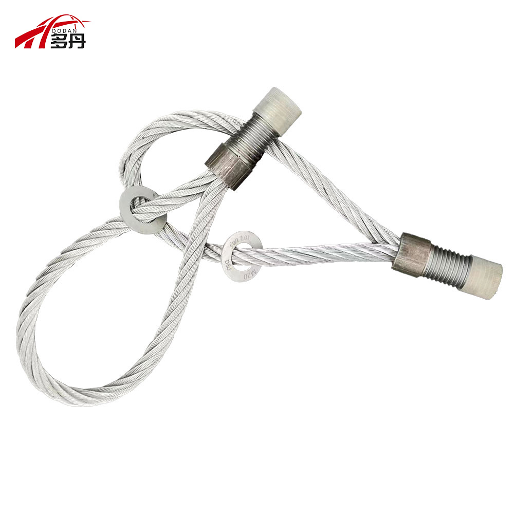 Steel Wire Loop Precast Concrete Lifting Parts Rope Threaded Lifting Insert