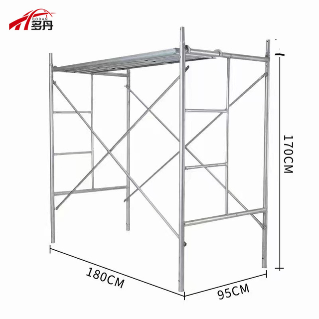 Wholesale Steel Pipes Ringlock Walk Through H Frame Scaffolding for Building Construction