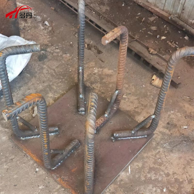 Steel Structure Galvanized Steel Welded Pre Embedded Construction Parts