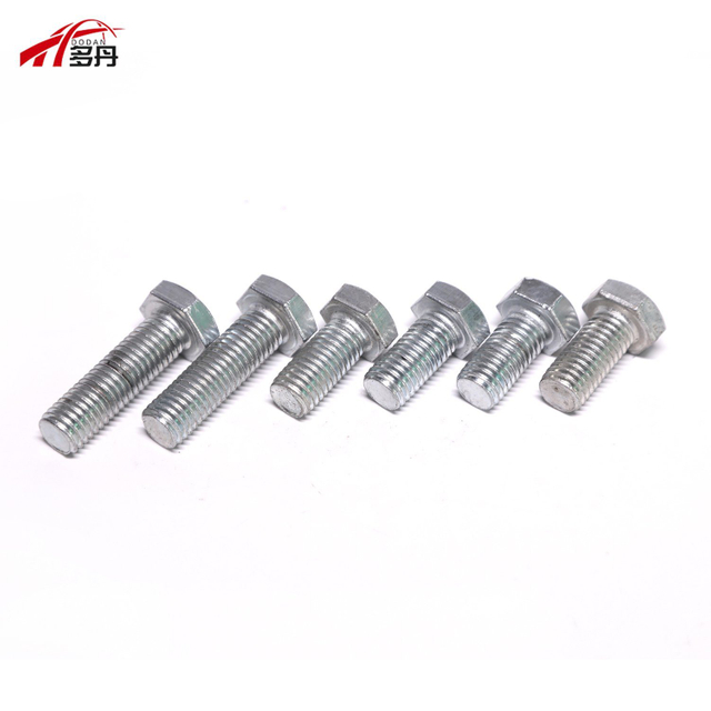 Hot DIP Galvanized Q235 Steel Full Thread Hex Bolts with Nuts