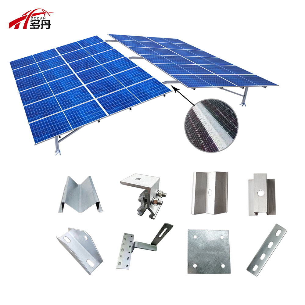OEM Solar System Assembly Racking End Clamp Fasteners PV Bracket Accessories