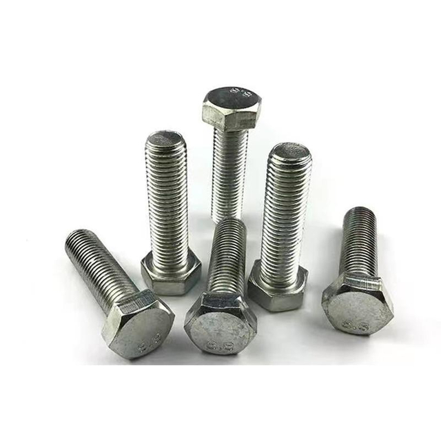 Factory Price Direct High Strength Hexagonal Nut Galvanized and Foundation Hex Head Bolt Fastener DIN931