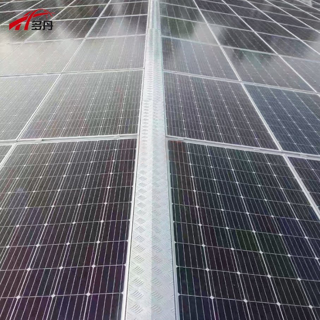 PV Structure Solar Panel Roof Mounting Galvanized Steel Bracket Accessories